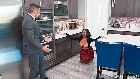Busty Ebony Milf Pornstar Sex