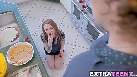 Tiny Pretty Brunette Pussy Ravaged Doggystyle With Madi Collins