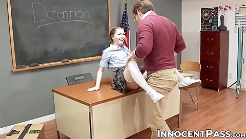 My Detention Punishment Includes Enduring Kyle Masons Pussy Drilling