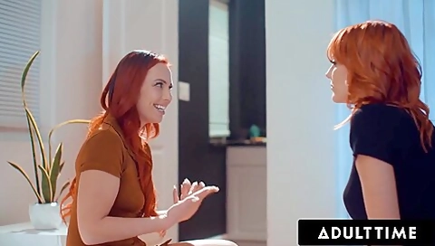 Naughty Redheads Love Sensual Lesbian Sex