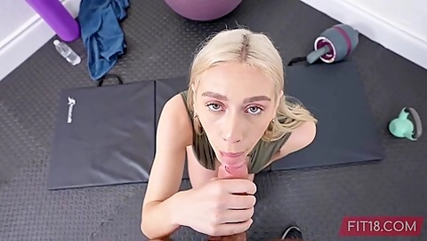 Flexible And Big Breasts Kay Lovely Fucks Gym Owner To Pay Off Debt