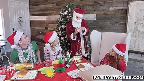 Kinky Stepfamily Foursome Fuck Fest During The Holidays