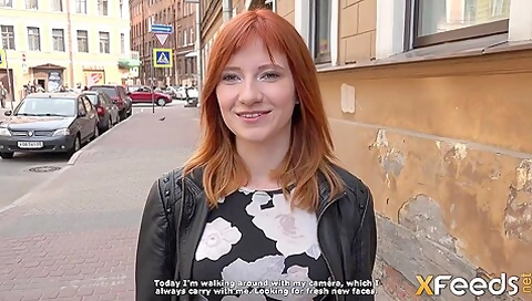 Red-haired Nymph Nailed By Devious Agent In Amazing Poses
